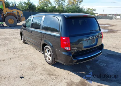 2012 Dodge Grand Caravan Sxt из США, поврежденный, VIN 2C4RDGCG2CR129736